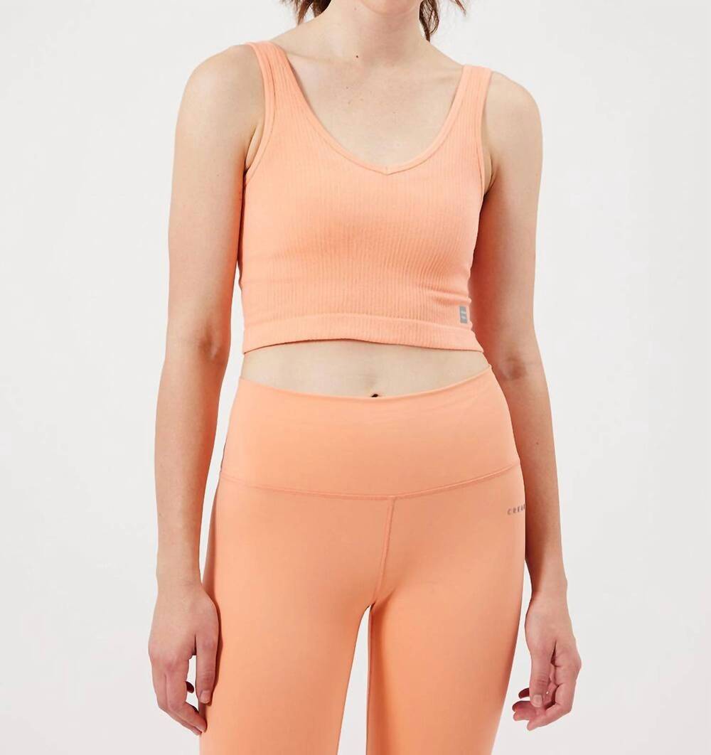 NEW CREAM YOGA cindy tank top in papaya